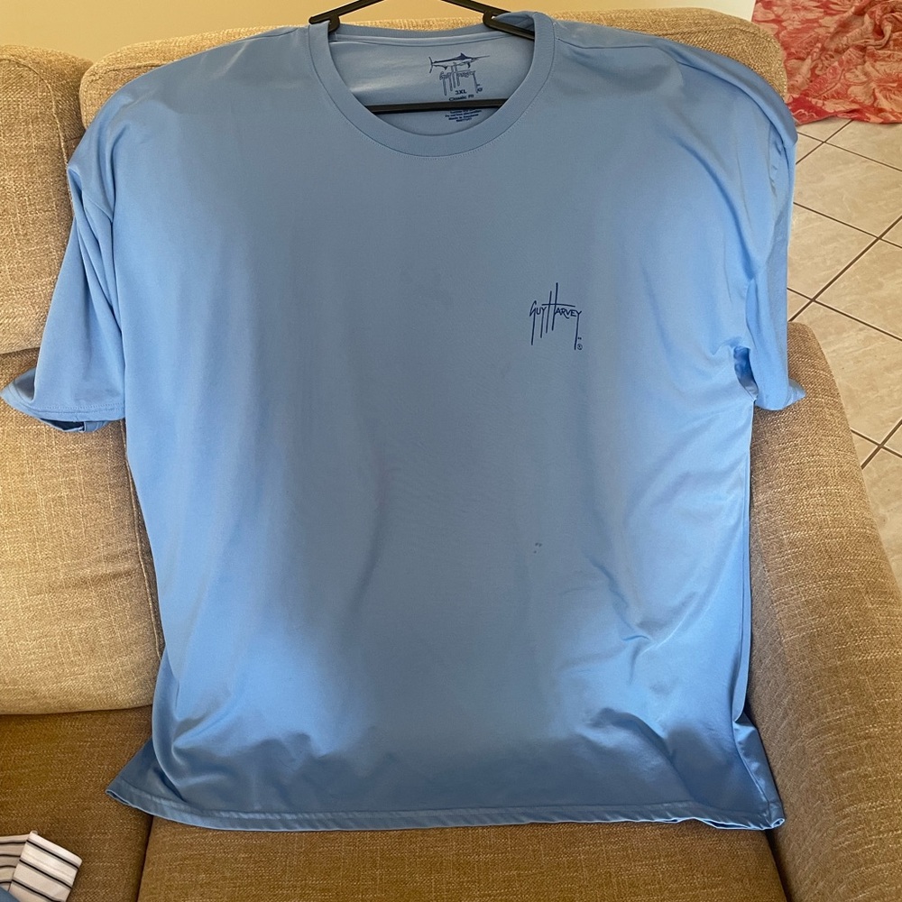 Guy Harvey Light Blue Short Sleeve Tee